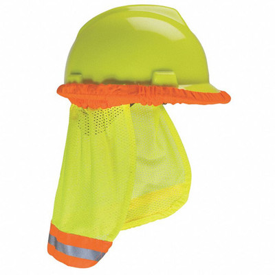 MSA 10098032 Sunshade Single Ply Hard Hat Protector - Each