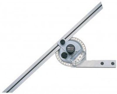 Mitutoyo 187-906 Bevel Protractor, 12", 5 Min Mitutoyo 187-906 Bevel Protractor, 12", 5 Min