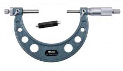 Mitutoyo 124-175 Series 124 Interchangeable Ball Anvil-Type Gear Tooth Micrometer, 50 to 75 mm, 0.01 mm graduation Mitutoyo 124-175 Series 124 Interchangeable Ball Anvil-Type Gear Tooth Micrometer, 50 to 75 mm, 0.01 mm graduation