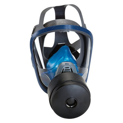 MSA 10028998 Advantage 3100 Full Face Air Purifying Single Port Facepiece Respirator, Multiple Size Values Available - Each