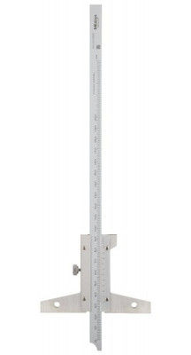 Mitutoyo 527-122 Vernier Depth Gauge, 0-200mm Range, 0.02mm Vernier Reading, 230g Mass Mitutoyo 527-122 Vernier Depth Gauge, 0-200mm Range, 0.02mm Vernier Reading, 230g Mass