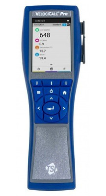 TSI VelociCalc Pro 9650 Multi-Function Ventilation Meter with Bluetooth, 20.36 to 36.65 inHg, -15 to 15 inH2O