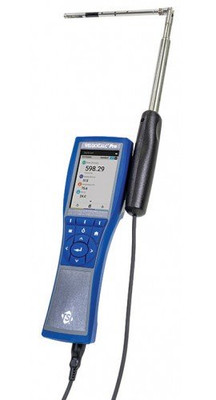 TSI VelociCalc Pro 9650 Multi-Function Ventilation Meter with articulating probe, 0 to 9999 ft/min, 14 to 140°F