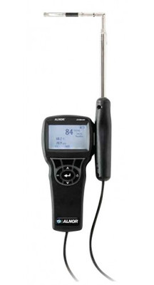 TSI/Alnor AVM440-A Velometer Thermal Anemometer, Articulated Probe, Humidity