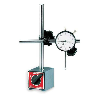 Mitutoyo 64Pka078 Magnetic Stand W/ Dial Indicator Mitutoyo 64Pka078 Magnetic Stand W/ Dial Indicator