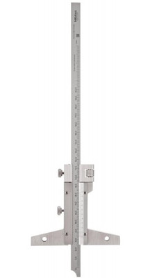 Mitutoyo 527-102 Vernier Depth Gauge, 0-200mm Range, 0.02mm Vernier Reading Mitutoyo 527-102 Vernier Depth Gauge, 0-200mm Range, 0.02mm Vernier Reading