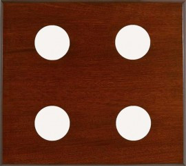 Maximum PM4 4-Instrument Panel, 18 x 20in, Mahogany