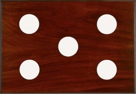 Maximum PM5 5-Instrument Panel, 18 x 26in, Mahogany