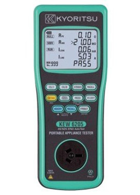 Kyoritsu 6205 Portable Appliance Tester