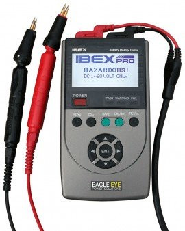 Eagle Eye IBEX-Pro Intelligent Portable Battery Resistance Tester Kit, 10 to 6000 Ah