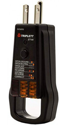 Triplett ET100 GCFI Receptacle Tester