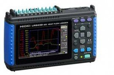 Hioki LR8432-20 Heat Flow Memory HiLogger, 10 Analog Channels, 4 Pulse Channels