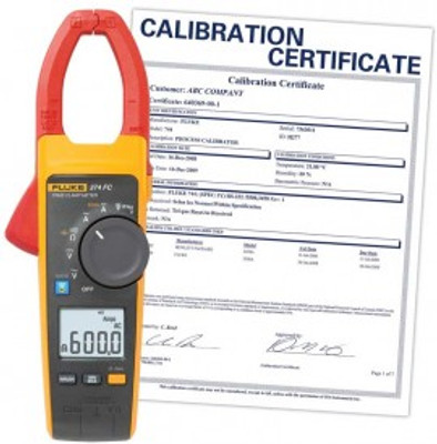 Fluke 374 FC-NIST True RMS AC/DC Clamp Meter,  includes Traceable Calibration Certificate