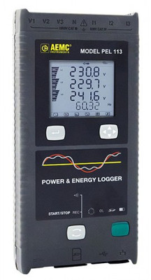 AEMC PEL 113 Power and Energy Logger with BK sensors AEMC PEL 113 Power and Energy Logger with BK sensors