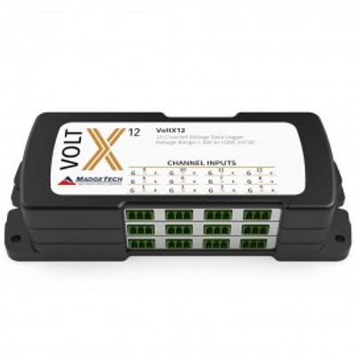 MadgeTech VoltX12 - 160mV VoltX DC Voltage Data Logger, 12 channels, ±160 mV MadgeTech VoltX12 - 160mV VoltX DC Voltage Data Logger, 12 channels, ±160 mV