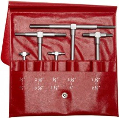 Mitutoyo 155-904 Telescoping Gauge Set, 0.50 To 6"
