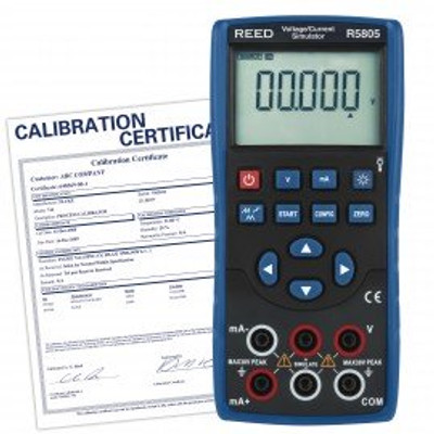 REED R5805-NIST Voltage/Current Simulator, includes Traceable Calibration Certificate REED R5805-NIST Voltage/Current Simulator, includes Traceable Calibration Certificate