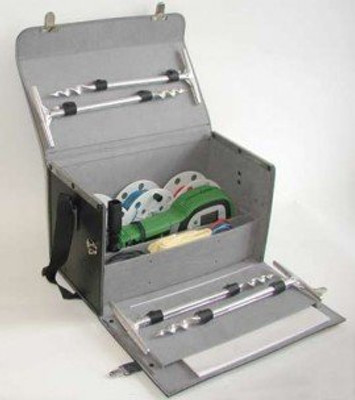 Gossen Metrawatt Z590B E-Set 5 Earth Tester Set in Carrying Pouch, No Earth Tester