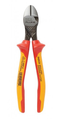 Fluke INDC8 Insulated Heavy Duty High Leverage Diagonal Pliers, 1000 V