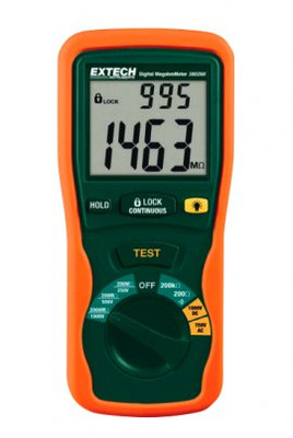 Extech 380260 Autoranging Digital Megohmmeter, 1000 V