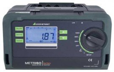 Gossen Metrawatt M550N METRISO INTRO Insulation Resistance Tester, 1,000 V, 10 kΩ to 100 gΩ Gossen Metrawatt M550N METRISO INTRO Insulation Resistance Tester, 1,000 V, 10 kΩ to 100 gΩ