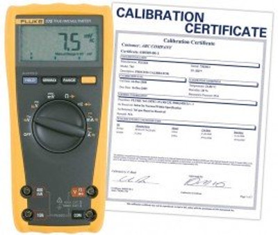 Fluke 175/EFSP-NIST True RMS Digital Multimeter,  includes Traceable Calibration Certificate Fluke 175/EFSP-NIST True RMS Digital Multimeter,  includes Traceable Calibration Certificate