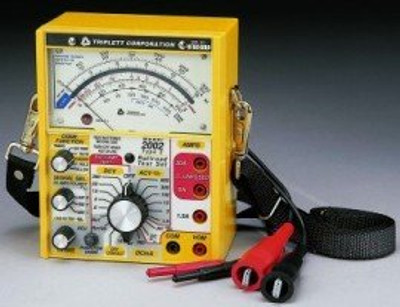 Triplett 2002 Railroad Test Set with 100Hz and 200Hz Cab Filters Triplett 2002 Railroad Test Set with 100Hz and 200Hz Cab Filters