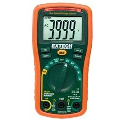 Extech EX330-NIST Multimeter/Non-Contact Voltage Detector, 600V/10A/40M½,   includes Traceable Calibration Certificate Extech EX330-NIST Multimeter/Non-Contact Voltage Detector, 600V/10A/40M½,   includes Traceable Calibration Certificate