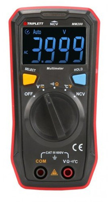 Triplett MM200-NIST Multimeter, includes Traceable Calibration Certificate Triplett MM200-NIST Multimeter, includes Traceable Calibration Certificate