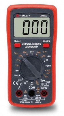 Triplett MM300 TRMS Manual Ranging Digital Multimeter