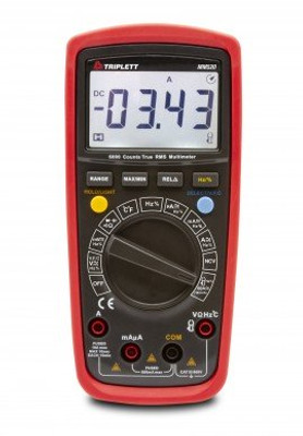 TRIPLETT MM525 True RMS Digital Multimeter with LPF, LOZ and EBTN display TRIPLETT MM525 True RMS Digital Multimeter with LPF, LOZ and EBTN display