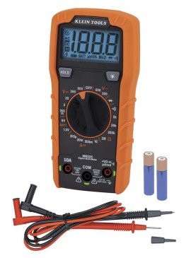 Klein Tools MM325 Digital Multimeter, Manual-Ranging, 600V