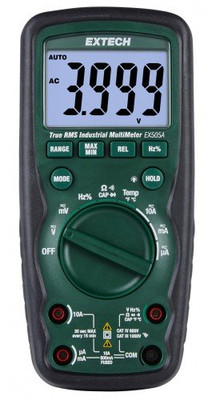 Extech EX5xxA Series Heavy Duty True RMS Multimeter, ±0.09%, 6000, includes Traceable Calibration Certificate Extech EX5xxA Series Heavy Duty True RMS Multimeter, ±0.09%, 6000, includes Traceable Calibration Certificate