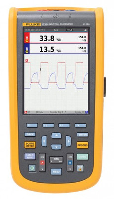 Fluke 123B Industrial ScopeMeter Hand-Held Oscilloscope, 20 MHz Fluke 123B Industrial ScopeMeter Hand-Held Oscilloscope, 20 MHz