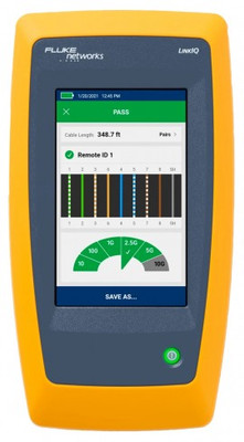 Fluke Networks LinkIQ Cable + Network Tester with three-year Premium Care, 10 Gb/s, 1000' Fluke Networks LinkIQ Cable + Network Tester with three-year Premium Care, 10 Gb/s, 1000'