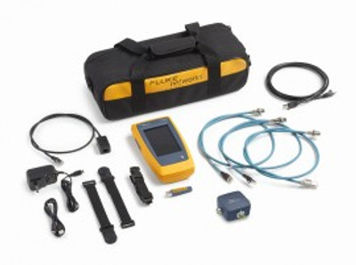 Fluke Networks LIQ-DUO-IE LinkIQ Duo Cable, Network and Wi-Fi Tester with multi-connector adapter and magnetic strap