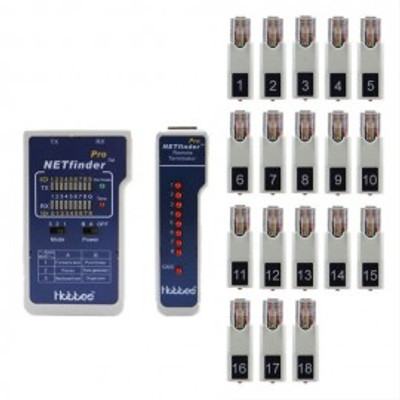 Hobbes 256555-R NETFinder Pro Lan Cable Wiremap and Fault Tester Hobbes 256555-R NETFinder Pro Lan Cable Wiremap and Fault Tester