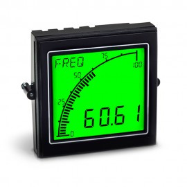 Trumeter APM-M1-APO Panel Meter with outputs, positive LCD