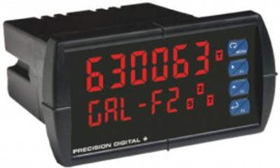 Precision Digital PD6300-7H5 ProVu Pulse Input Flow Rate/Totalizer Digital Panel Meter with SunBright display