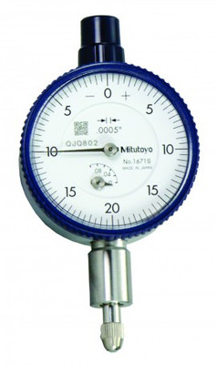 Mitutoyo 1671S Series 1 Compact Dial Indicator, 0.1", Sae Mitutoyo 1671S Series 1 Compact Dial Indicator, 0.1", Sae