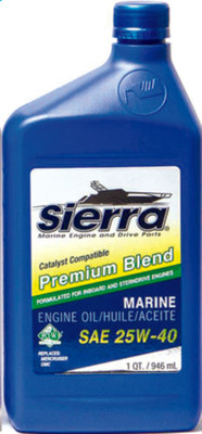 Sierra 18-9400CAT-7 9400CAT7 4-Cycle Stern Drive Engine Oil, 25W40 FCW, 55 Gal Drum