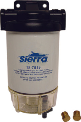 Sierra 18-7932-1 79321 Fuel/Water Separator Kit W/Collection Bowl Sierra 18-7932-1 79321 Fuel/Water Separator Kit W/Collection Bowl