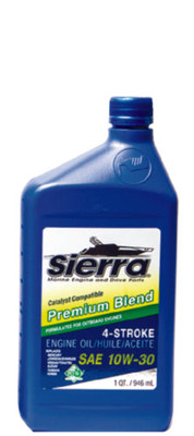 Sierra 18-9421CAT-3 9421CAT3 4-Stroke Synthetic Blend Catalyst Outboard Engine Oil, 10W30, Gal. Sierra 18-9421CAT-3 9421CAT3 4-Stroke Synthetic Blend Catalyst Outboard Engine Oil, 10W30, Gal.