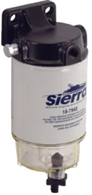 Sierra 18-99189 99189 Fuel/Water Separator Gas Kit w/ Clear Bowl For Racor
