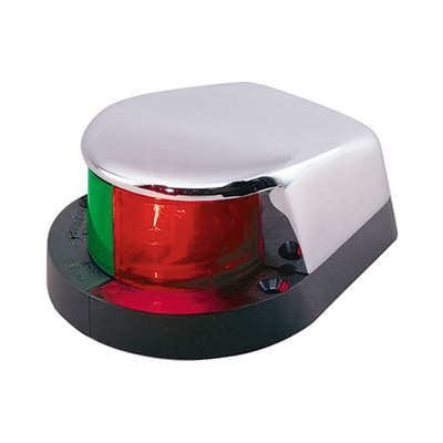 Perko 12V Bi-Color Bow Light Black Base Chrome Plated Top MADE IN THE USA Perko 12V Bi-Color Bow Light Black Base Chrome Plated Top MADE IN THE USA