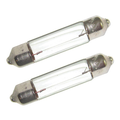 Perko Double Ended Festoon Bulbs - 12V, 10W, .74A - Pair Perko Double Ended Festoon Bulbs - 12V, 10W, .74A - Pair