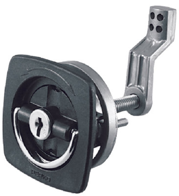 Perko 0931DP2BLK 2-1/2X2-1/2 Black Flush Lock