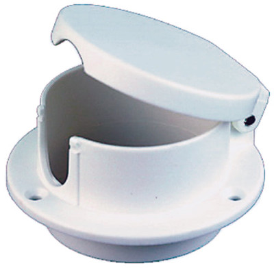 Perko 1057DP0WHT White Plastic Rope Deck Pipe Perko 1057DP0WHT White Plastic Rope Deck Pipe