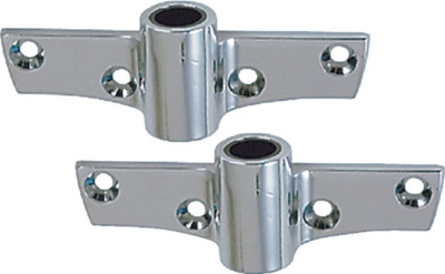 Perko 1187DP0CHR Side Mount Rowlock Sockets, Pr.