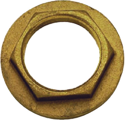 Perko 0075006DPP Flanged Lock Nut, 1"